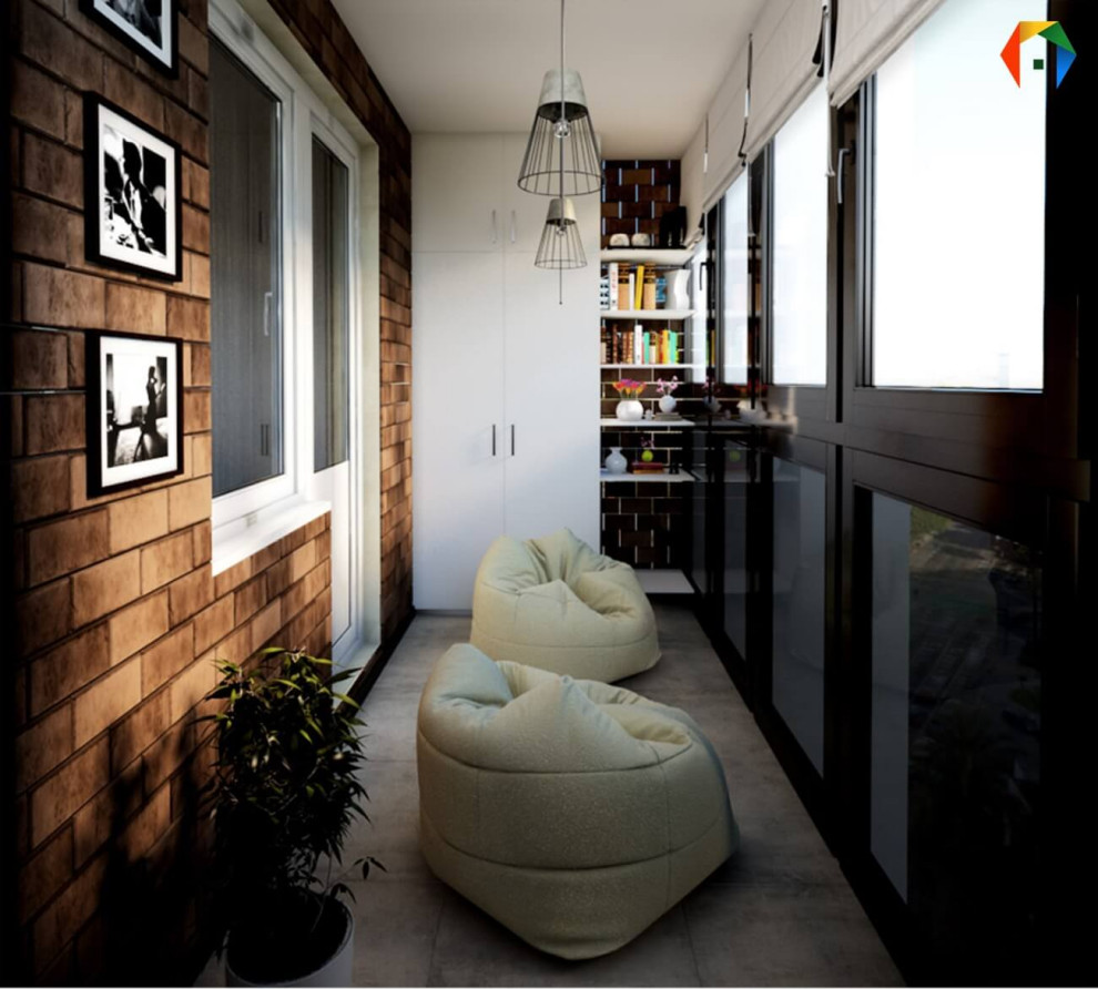 Сколковская. Дизайн-проект 3-комнатной квартиры, с коллажами и визуализацией в О