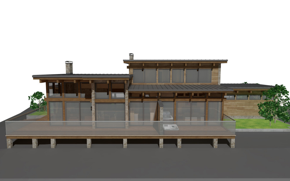 TIMBER FRAME HOUSE TF 3450