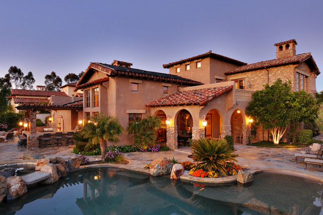 Tasteful Tuscan - Mediterranean - Exterior - San Diego - by Elevation ...