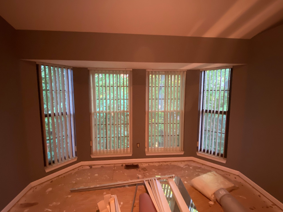 Where to hang drapes?