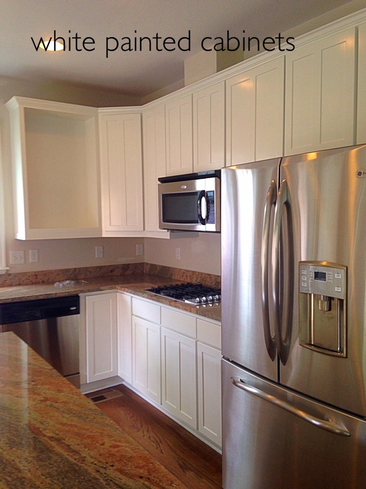 Transitional kitchen photo in Boston