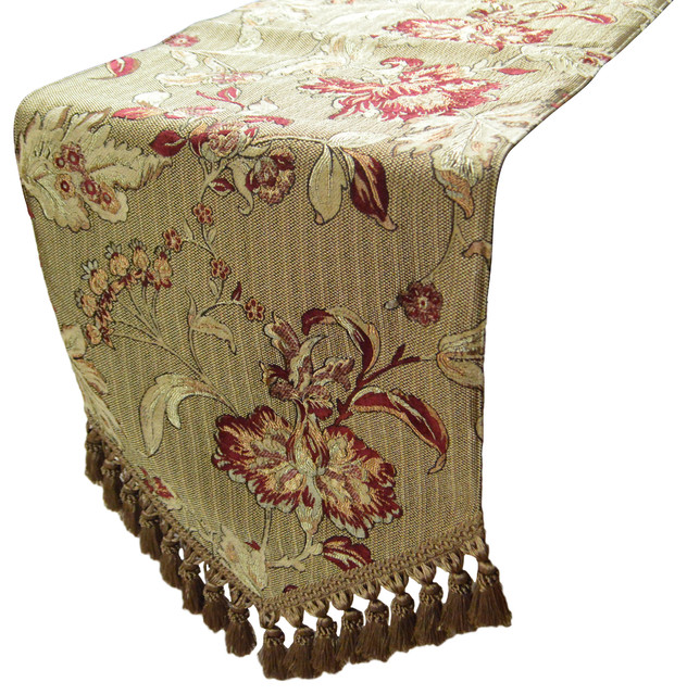 Voluptuous Decorative Table Runner, 72" Traditional Table Runners
