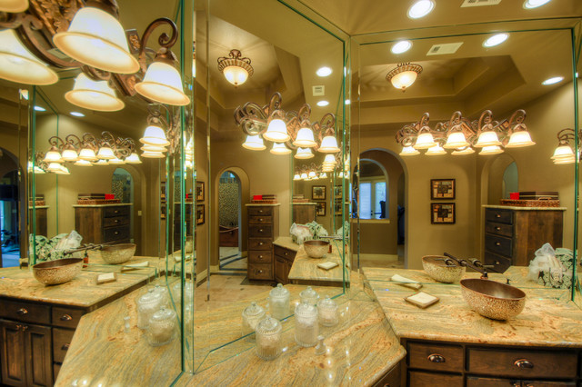 Mediterranean I mediterran-badezimmer