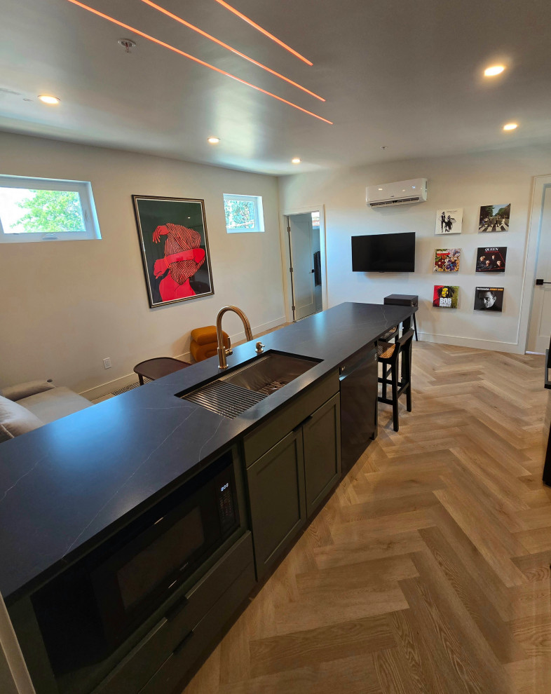 Home design - transitional home design idea in Denver