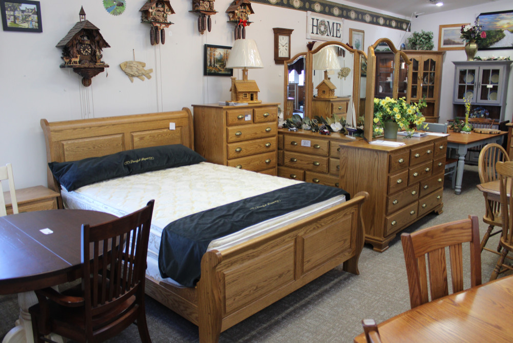 traditional oak bedroom