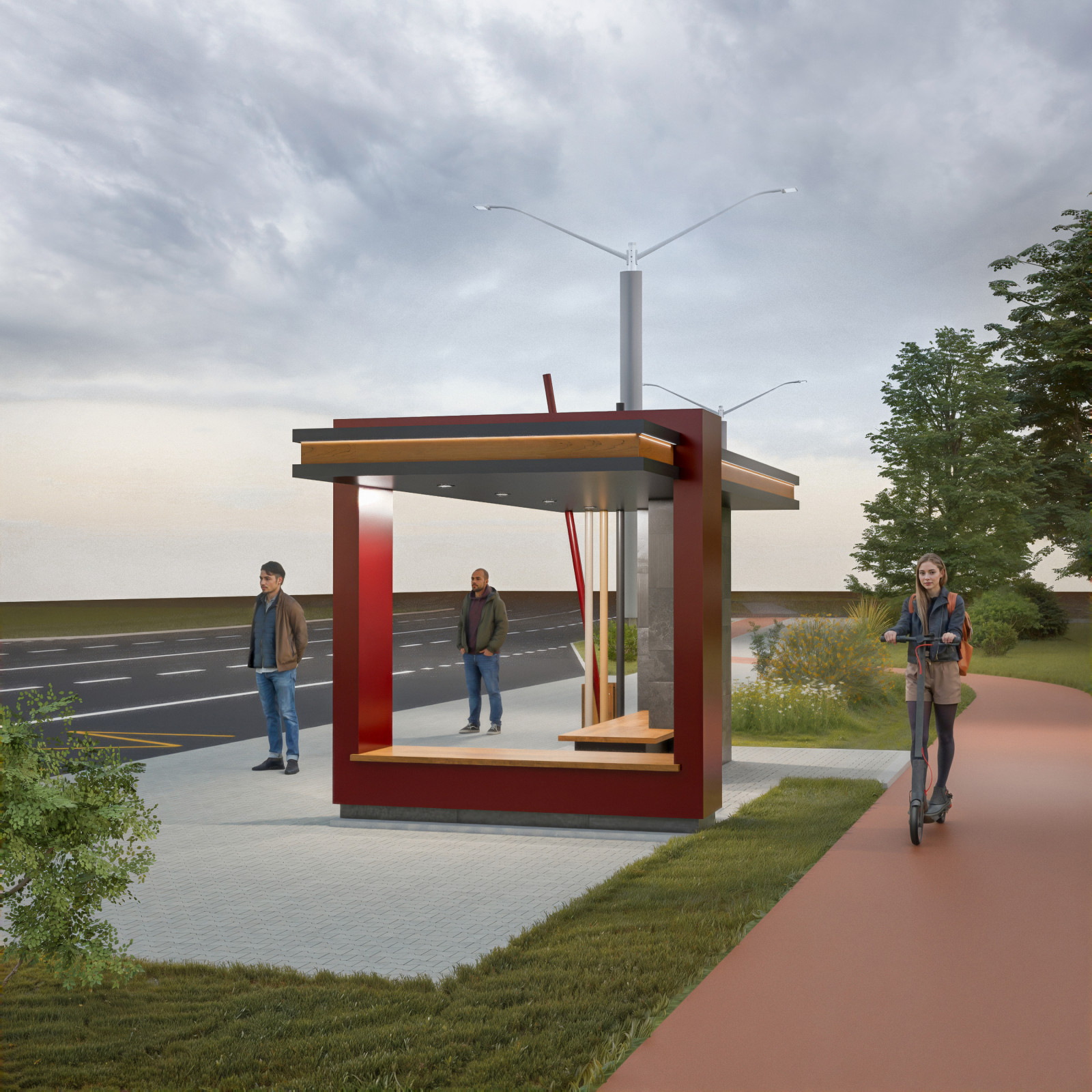 Остановка общественного транспорта