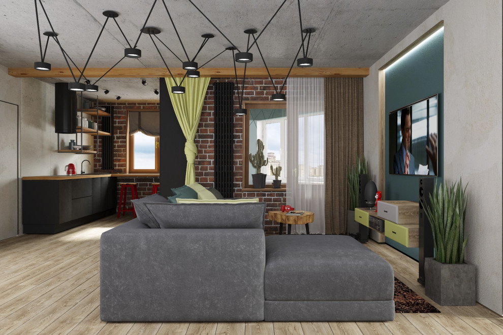 Квартира в стиле лофт