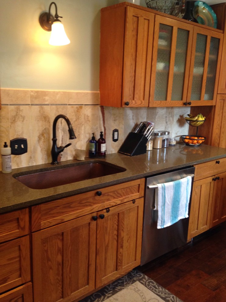 Inspiration for a small modern home design remodel in Denver