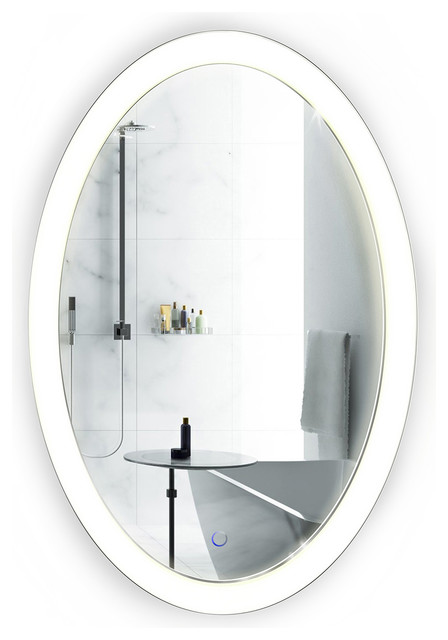 oval bathroom mirrors framed