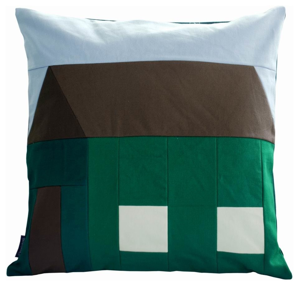 Home Decorative Pillows Creative Throw Pillows, Warm House Pattern