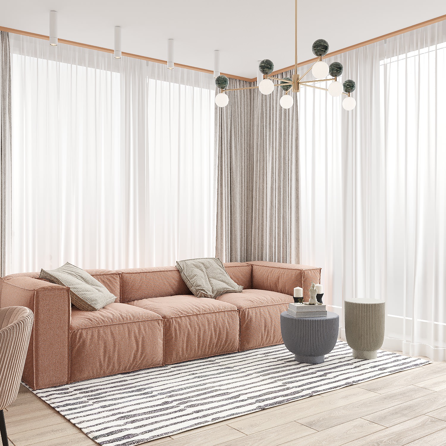 Яркие апартаменты