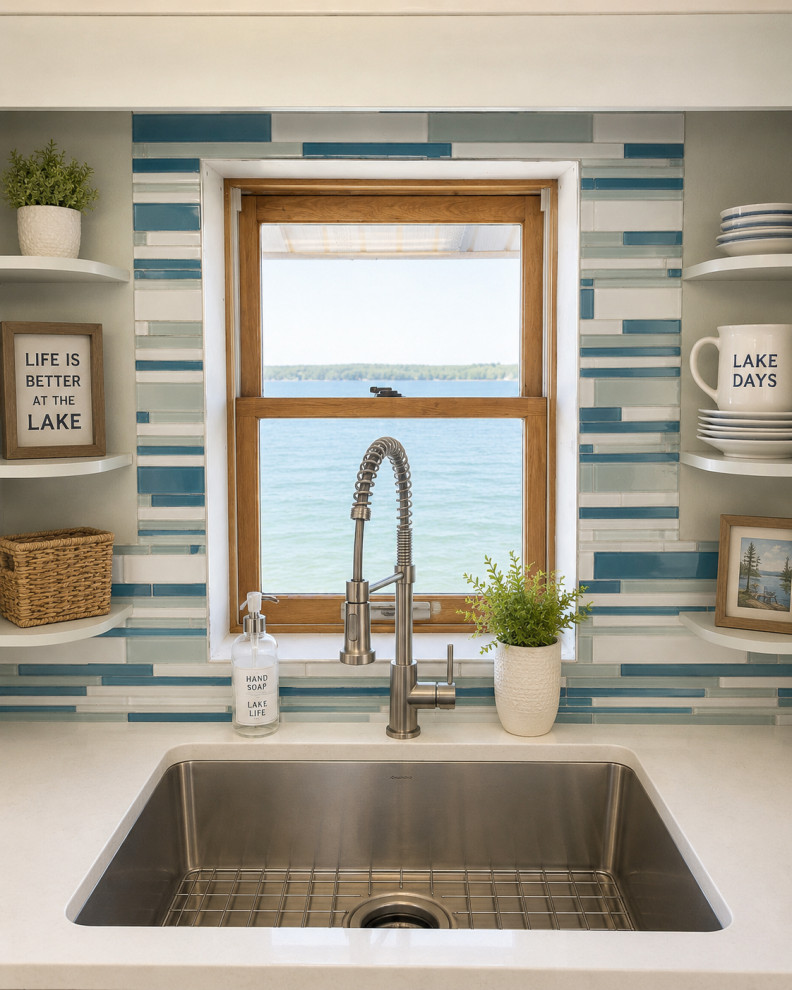 Manitou Beach Lake House Kitchen Refresh & Bath Remodel