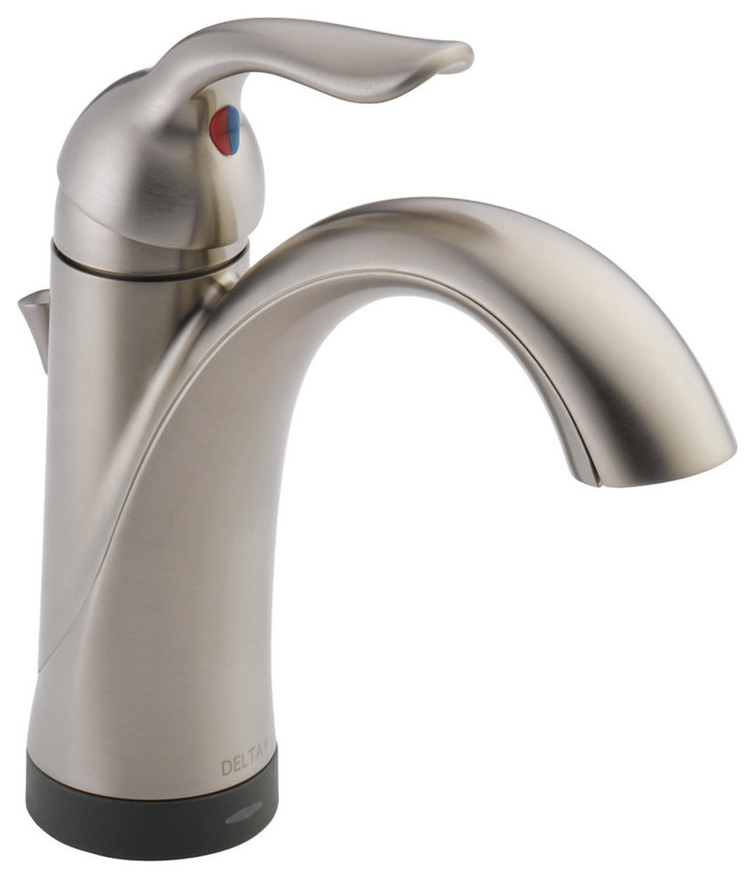 Delta Lahara Single Handle Faucet, Touch2O.xt Technology, Stainless, 538T-SS-DST