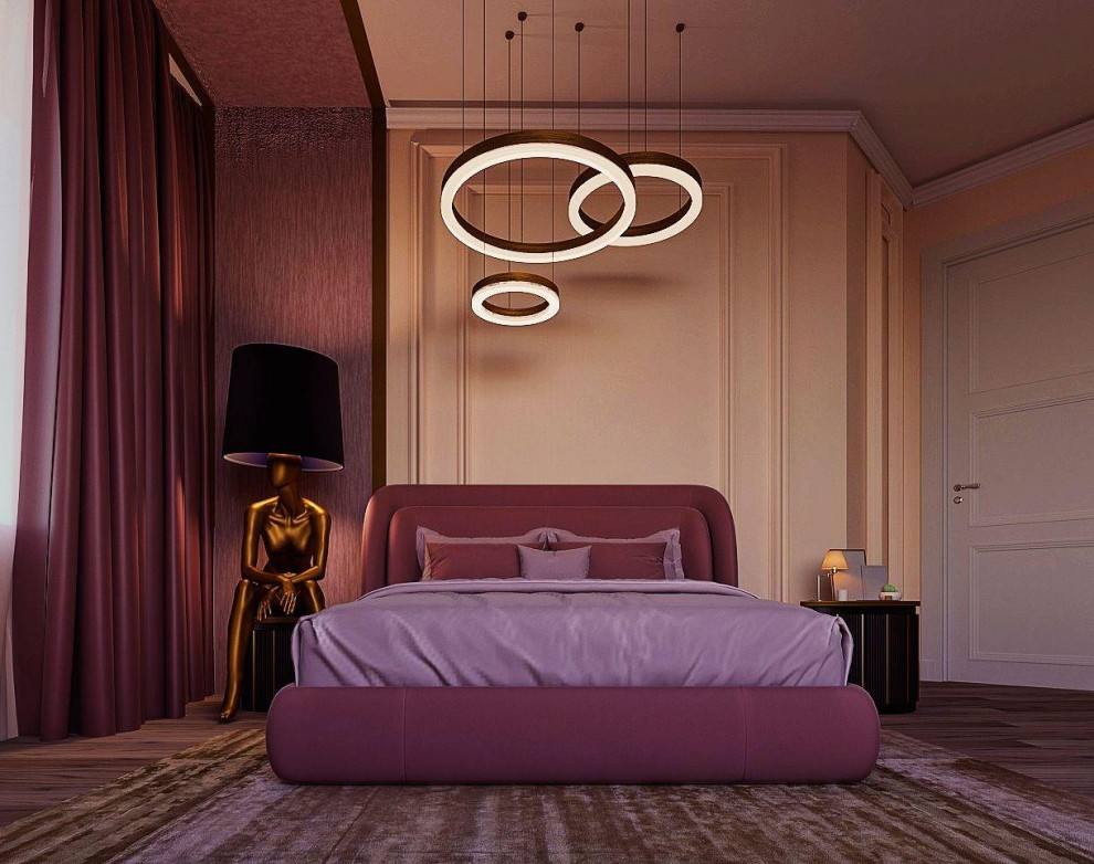 спальни в разных стилях