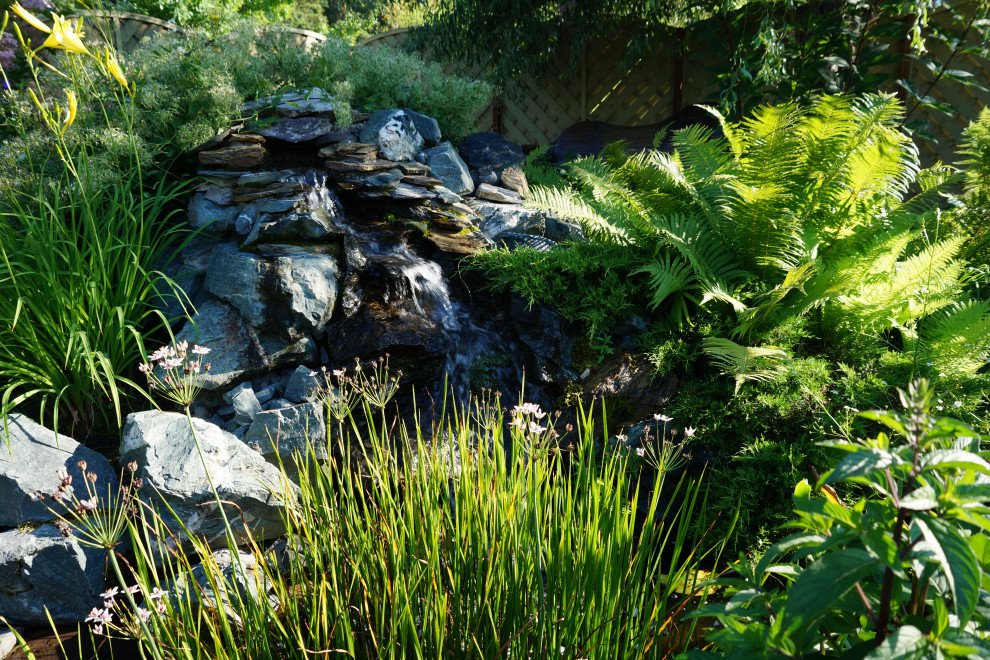 Сад с озером