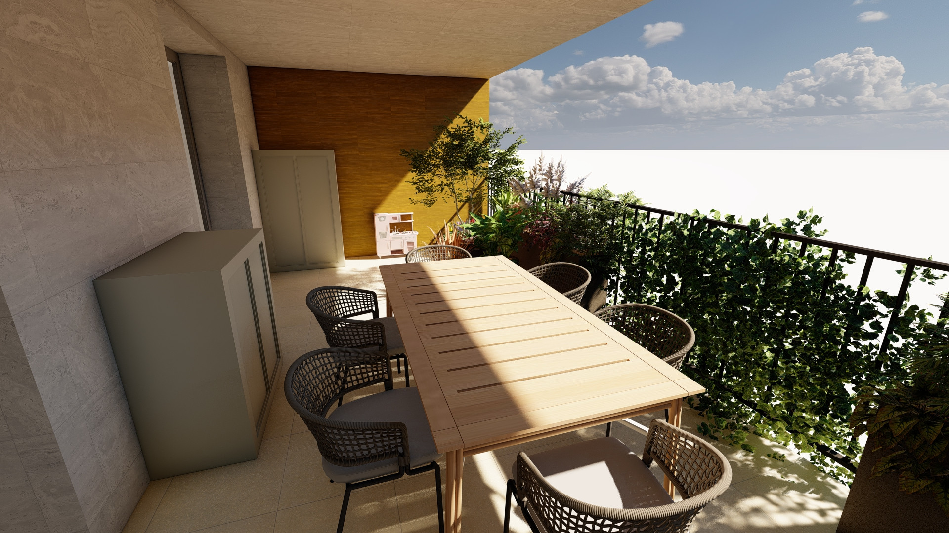 Una stanza all'aperto