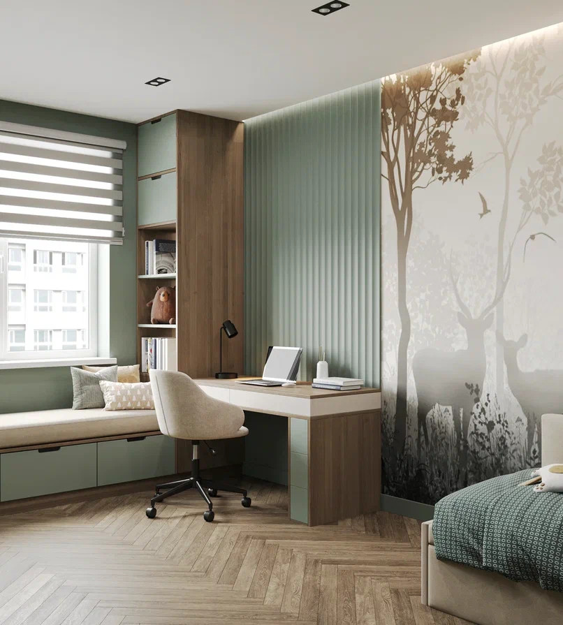 современный минимализм с элементами скандинавского  стиля