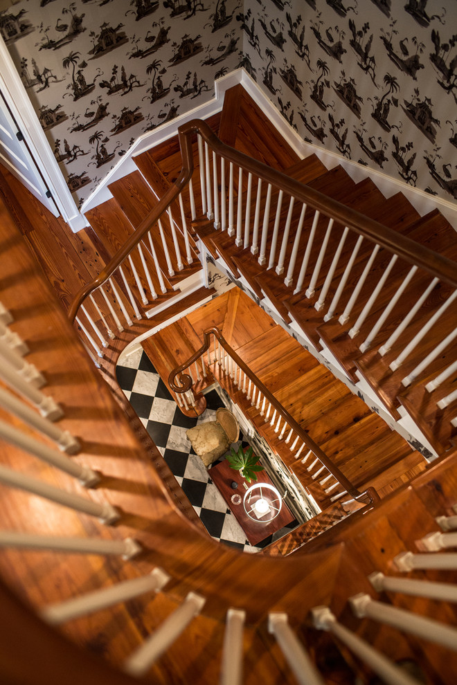 Staircase - traditional staircase idea in Charleston