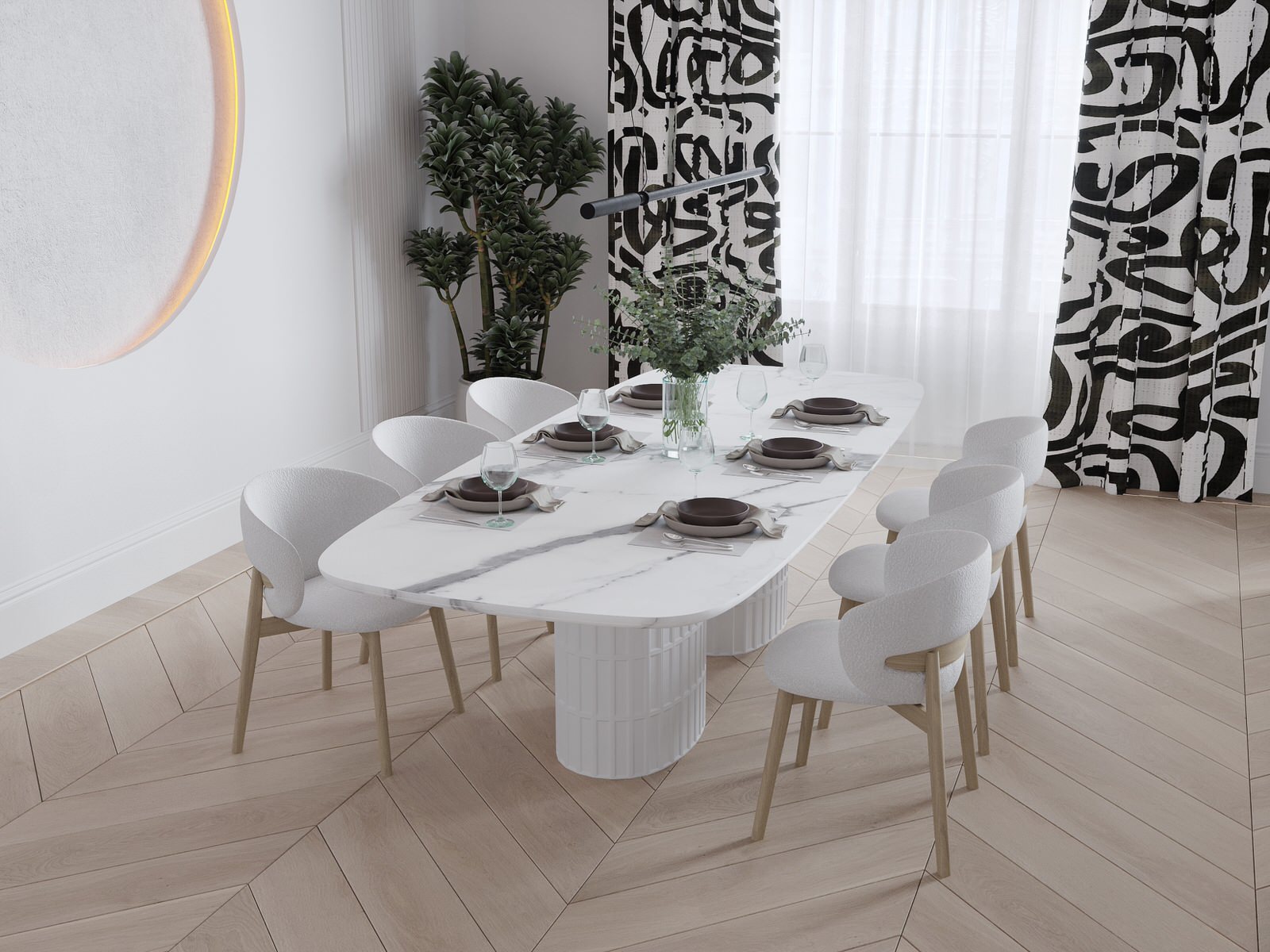 Квартира с кругами