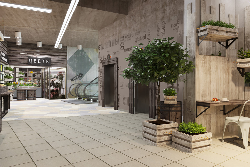 Фермерский рынок в стиле лофт по проекту дизайнера Марии Бутченко