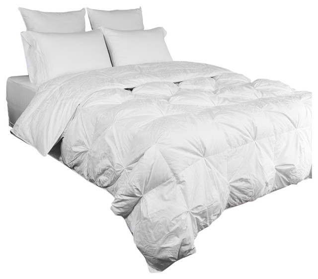 Live Comfortably Hotel 550 Fill Power Down Comforter Contemporary