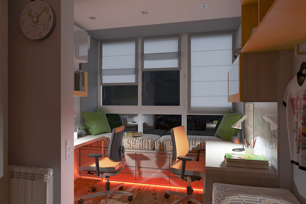 Детская комната для двух мальчиков "Лучезарный"