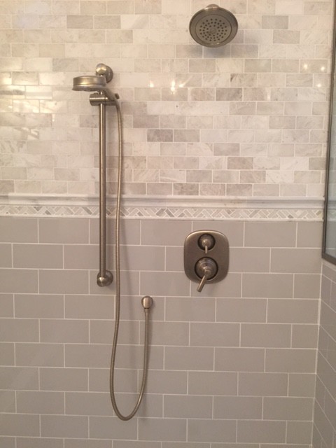 Pretty and Practical Bath/ Shower