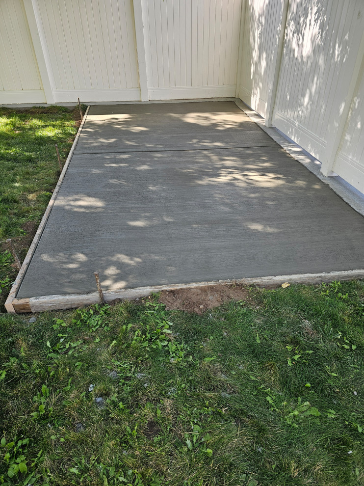 Simple Concrete Patio