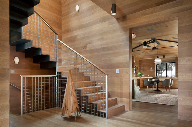Modern Entry modern-staircase
