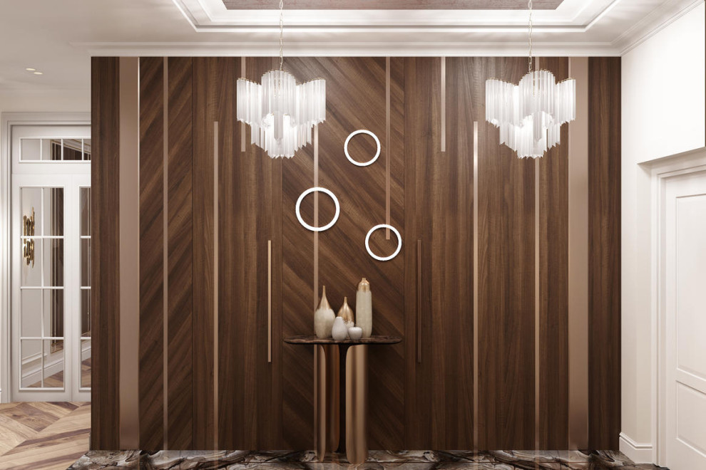 Роскошная современная классика для семьи с детьми в ЖК Русский Дом - 144 метра