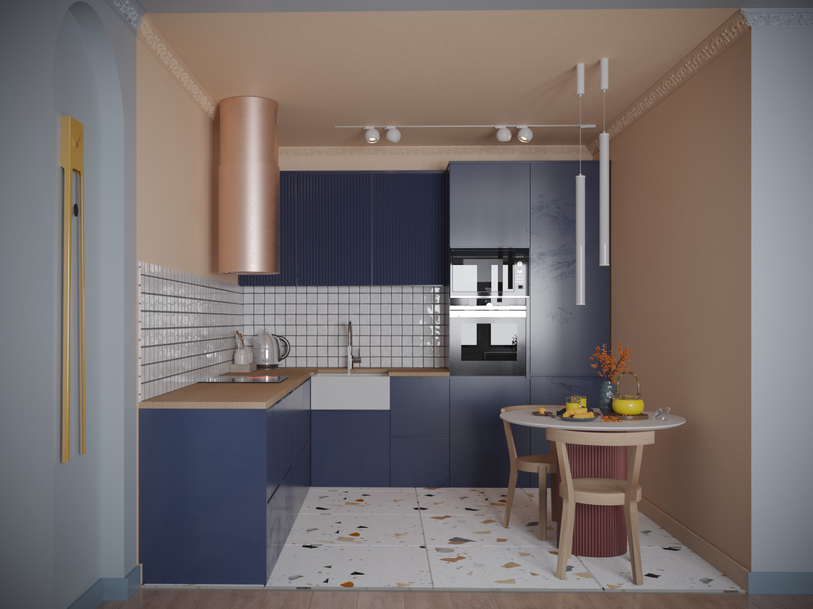 Визуализация интерьера кухни