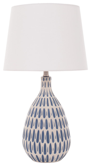 blue base table lamps
