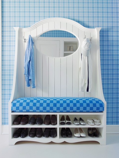 Beach Style Entry maritimt-entre