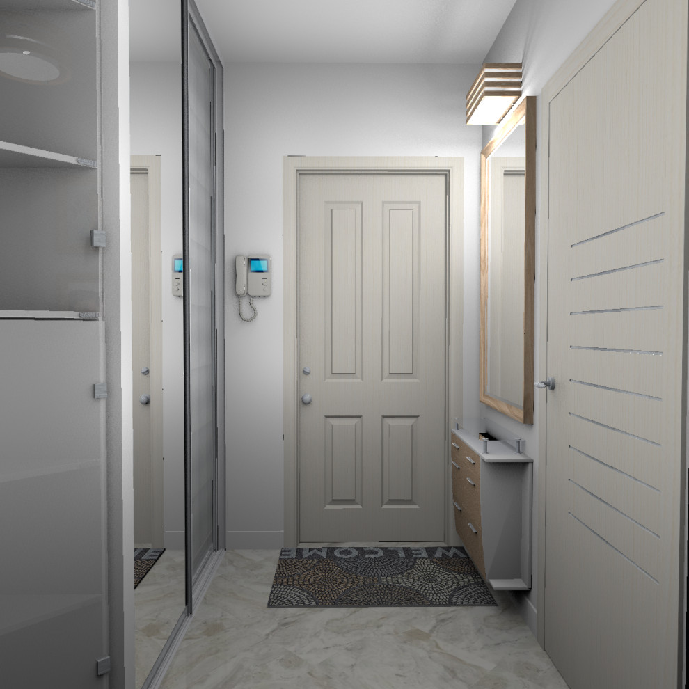 Перепланировка однокомнатной квартиры в Коммунарке для мамы с сыном