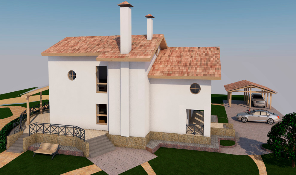 Коттедж для семьи со взрослыми детьми.