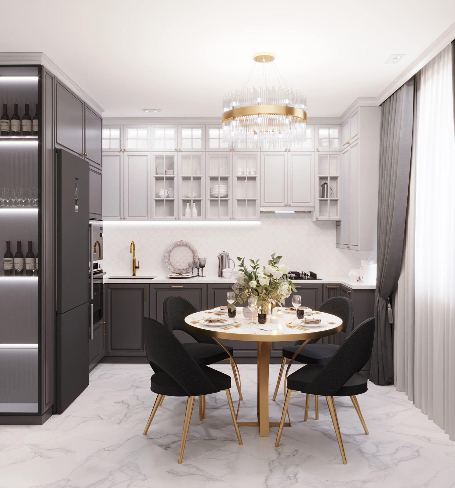 Кухня в стиле современной классики