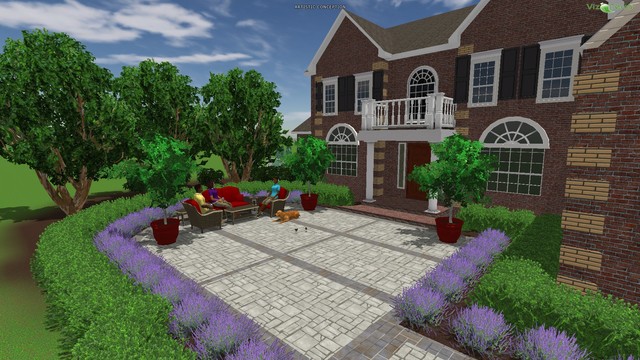 Landscape Designs transitional-rendering
