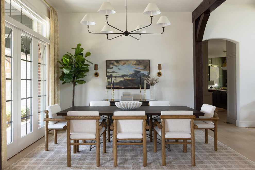 Dining room - transitional dining room idea