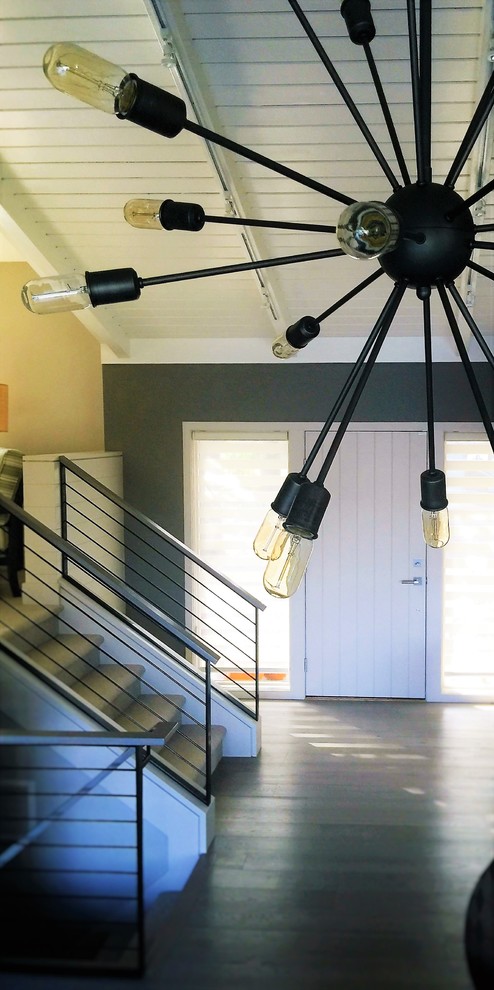 Example of a trendy home design design in Grand Rapids