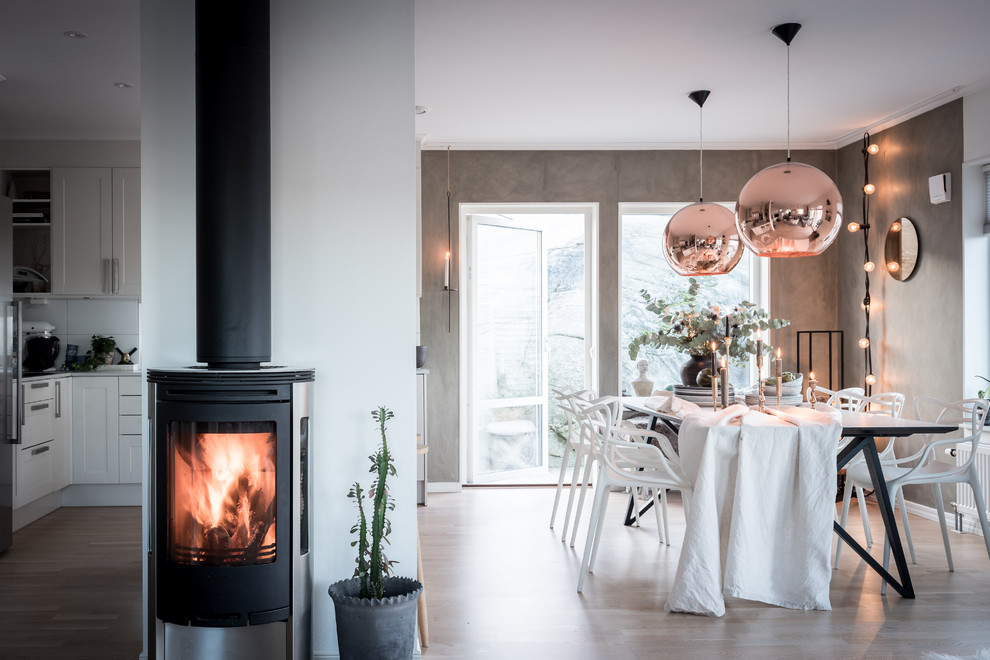 Design ideas for a scandinavian home design in Gothenburg.