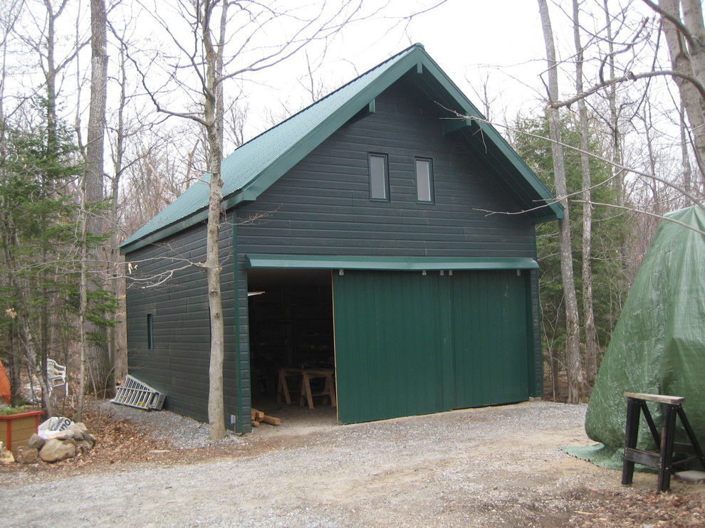 Post & Beam Garage with open Loft