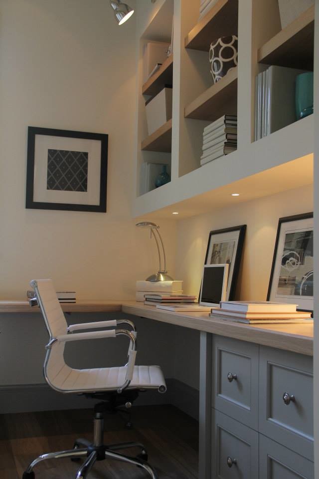 Transitional home office in San Francisco.