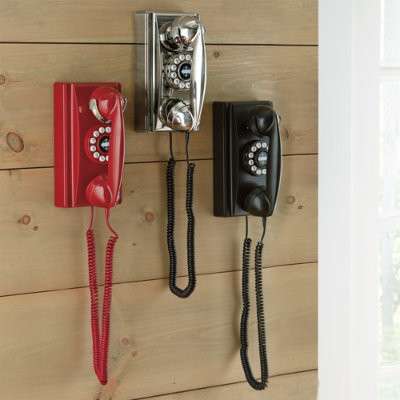 Retro Rotary Wall Phone