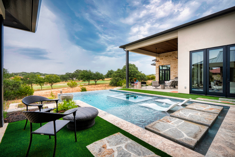 Jack Garner Ranch 70 Project - Cordillera Ranch - Contemporain - Piscine - Autres ...