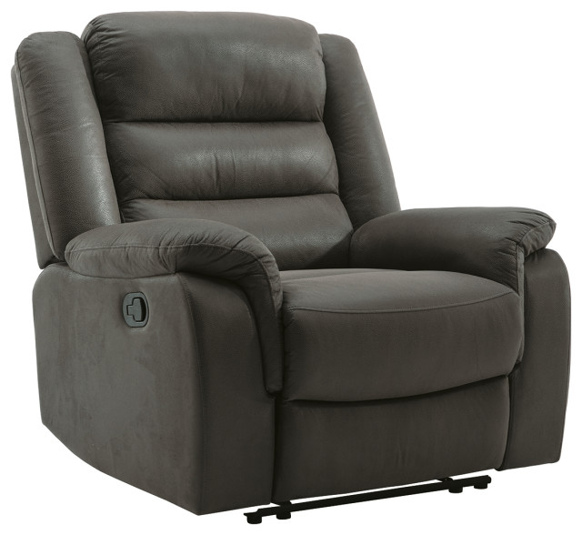 Welota Gray Recliner Contemporary Recliner Chairs by Ashley Furniture Industries Houzz