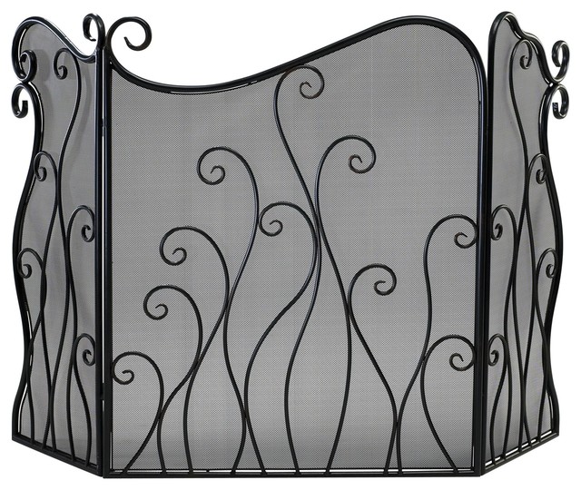 Cyan Design Evalie Bronze Fireplace Screen