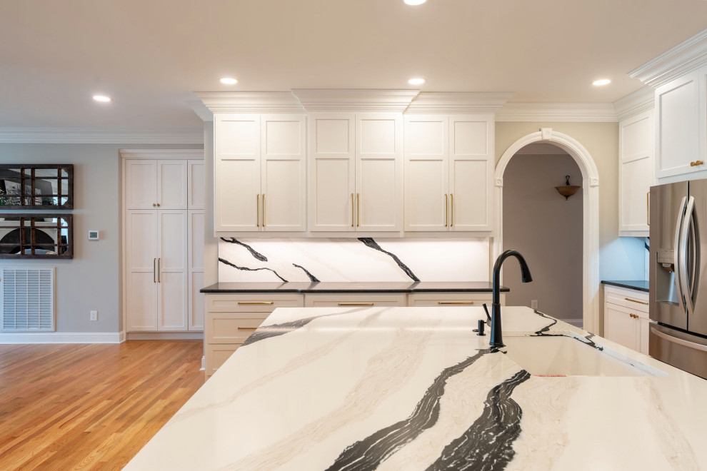 Fairvue Kitchen and Primary Bathroom