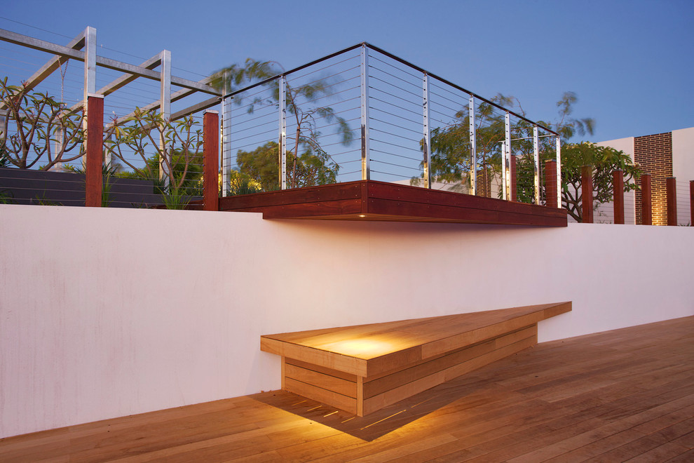 Inspiration for a contemporary deck in Perth.