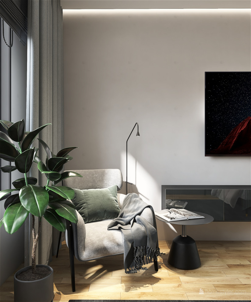 Спальня из проекта "Gray"