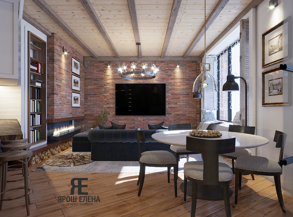 ИНТЕРЬЕР АПАРТАМЕНТОВ В СТИЛЕ LOFT